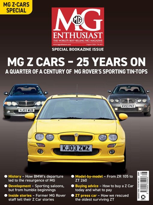 Cover image for MG Enthusiast